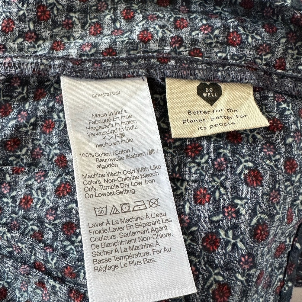 Madewell Black Peplum Long Sleeve Blouse size S - Picture 4 of 15